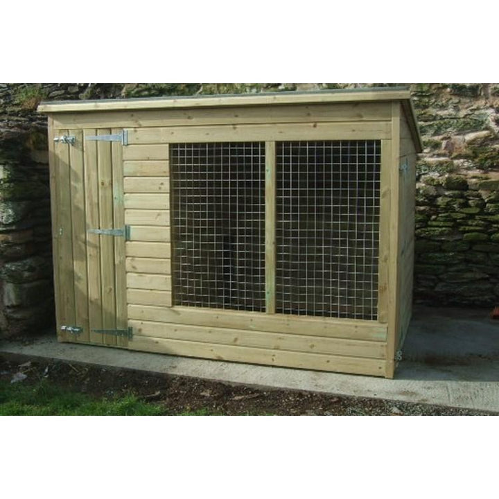 Astonia 10ft x 4ft Dog Kennel - Fitted