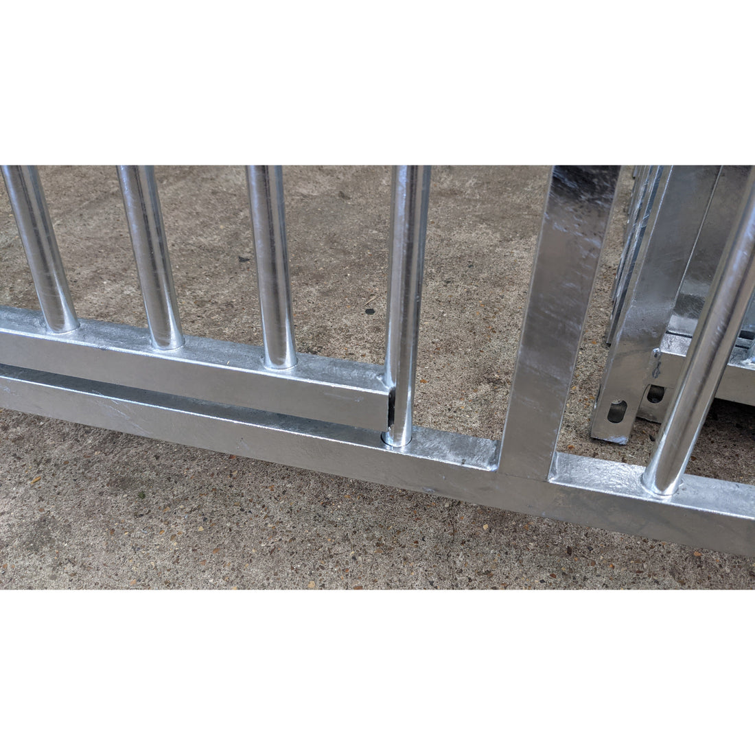 Galvanised Dog Run Panels - 8cm Bar Spacings - Prestige Range