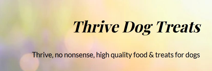 thrive dog treat guide