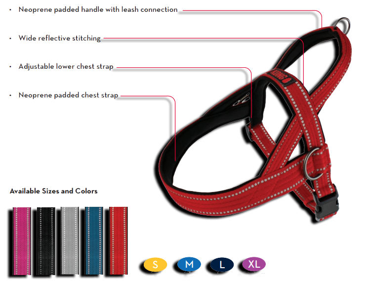 KONG Norwegian Harness: Sturdy & Comfortable Control for Your Pet