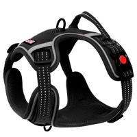 Kong Control Harness: Secure & Reflective Dog Harness in Red & Black