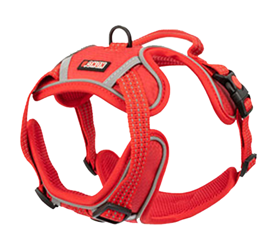Kong Control Harness: Secure & Reflective Dog Harness in Red & Black