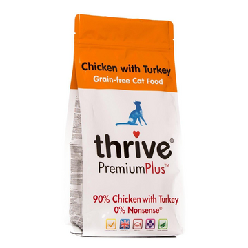 Thrive PremiumPlus Complete Dry Cat Food Chicken & Turkey- 1.5kg