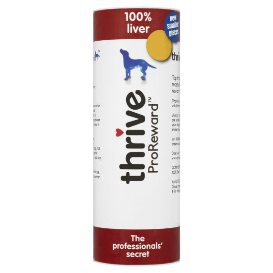 Thrive Pro Reward Beef Liver Treats for Dogs - 12 x 60g Tubes