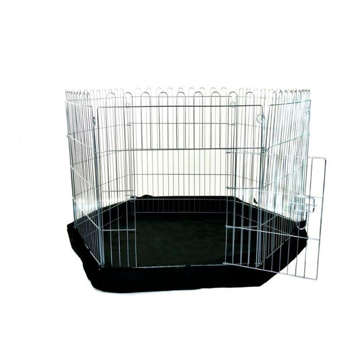 Henry Wagg 6 sided Dog Play Pen with Base - 40076
