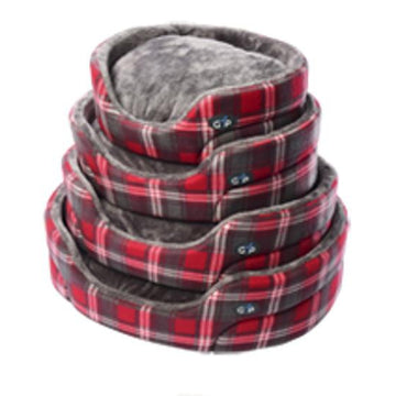 Gor Pets Essence Dog Bed - RED CHECK