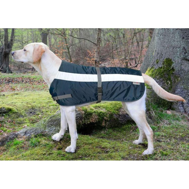 Dog Jacket Flecta High Vis Water Resistant - NAVY