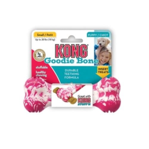 Kong Puppy Goodie Bone Treat Toy  KGKP31