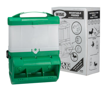 Wise Mountable Chicken Feeder with Silo