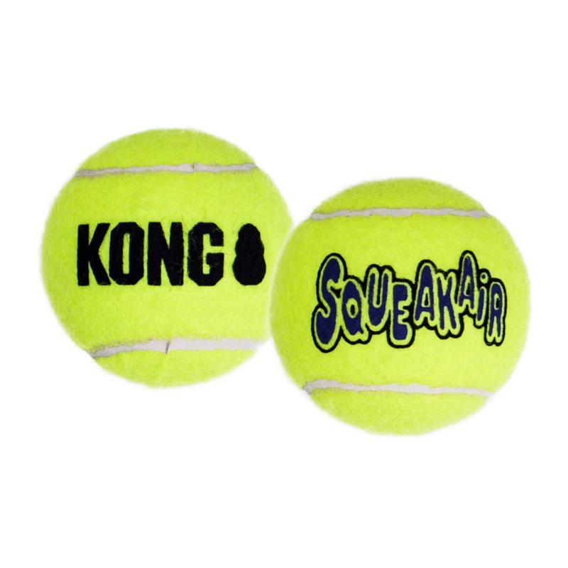 Kong Air Squeaker Tennis Ball Medium Bulk (6.5cm)
