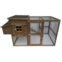 6' Starter Wooden Chicken Coop and Run up to 2-4 hens-ideas4petscouk