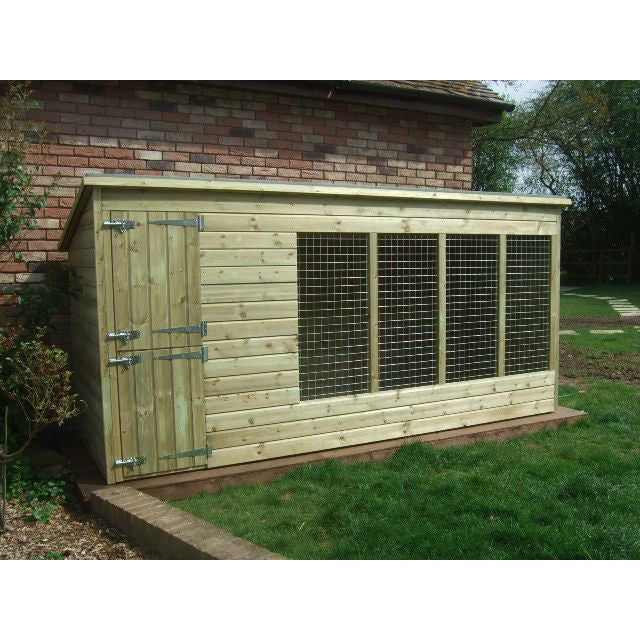 Astonia Dog Kennel and Run - Fitted - 12 sizes