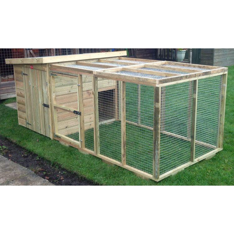 Byland Tanalised Pent Kennel with Front Run
