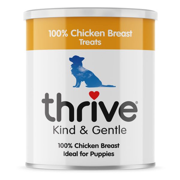 Thrive Kind & Gentle Chicken Breast Treats - 200g Maxi Tub for Dogs