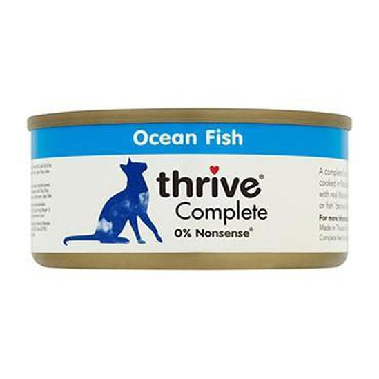 Thrive Complete Ocean Fish Cat Food 12 x  75g Tins