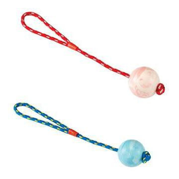 Dog Ball Rubber Rope - 7.2cm - R305