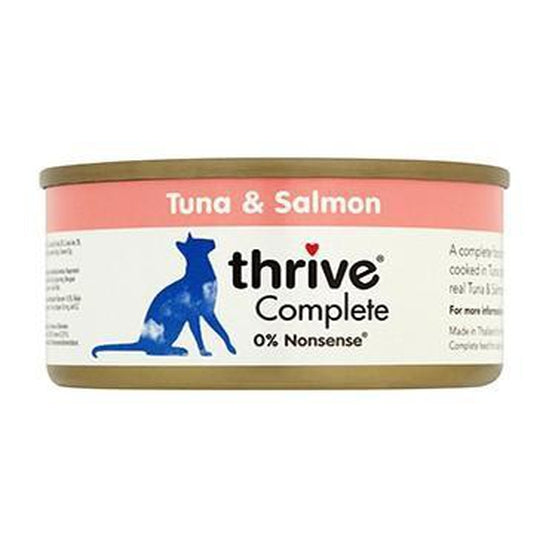 Thrive Complete Tuna & Salmon Cat Food 12 x  75g Tins